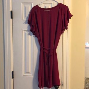 Berry colored dress